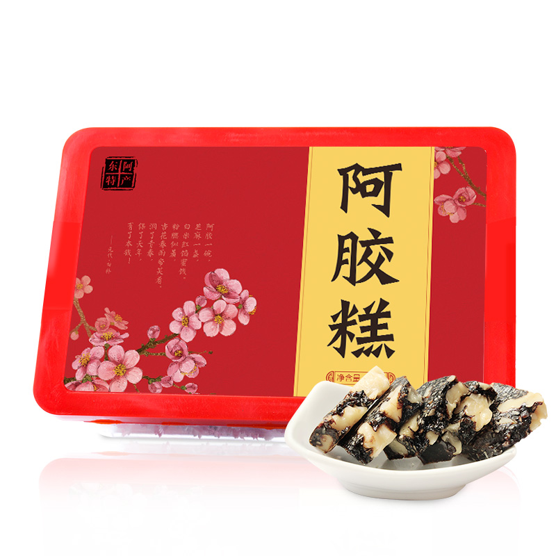 阿胶糕500g女士东阿即食阿胶固元膏块ejiao手工包邮
