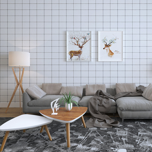 北欧简约自粘墙纸