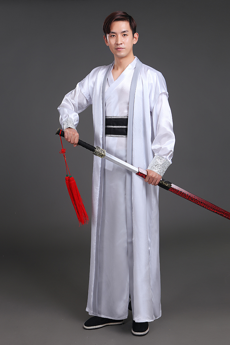 男士古装大侠服装/唐装汉服/古代侠客男装/武士表演服