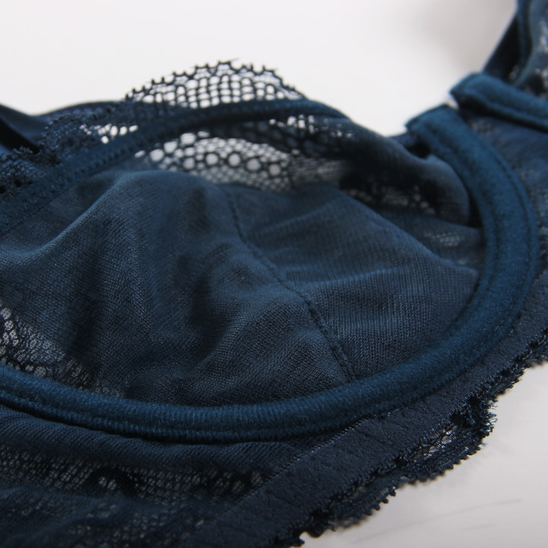 另类性感文胸透明镂空内衣蕾丝套装 小女子妖