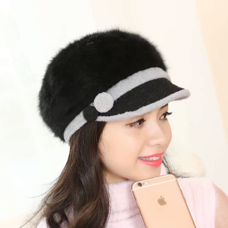 正品[韩版护耳帽 女]韩版护耳帽子编织评测 韩版