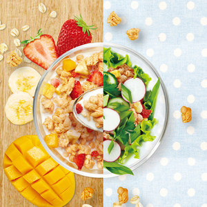 桂格即食水果麦片420g