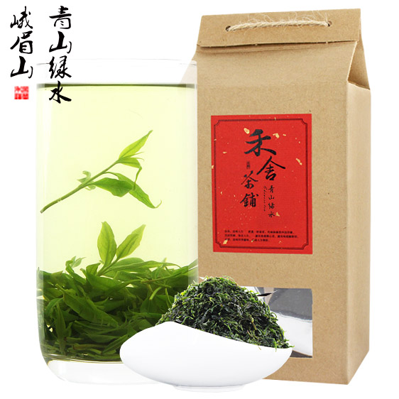 禾舍茶铺 峨眉山茶厂 2016年新茶峨眉山小叶苦丁茶青山绿水125g