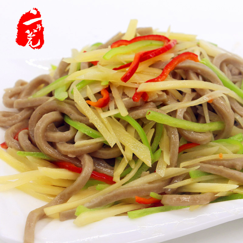【鲜食莜面条】山西特产莜面面条熟粗粮杂粮无糖速食食品5袋包邮