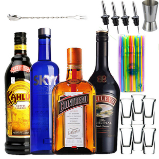 B52轰炸机鸡尾酒套餐 君度力娇酒 伏特加 百利