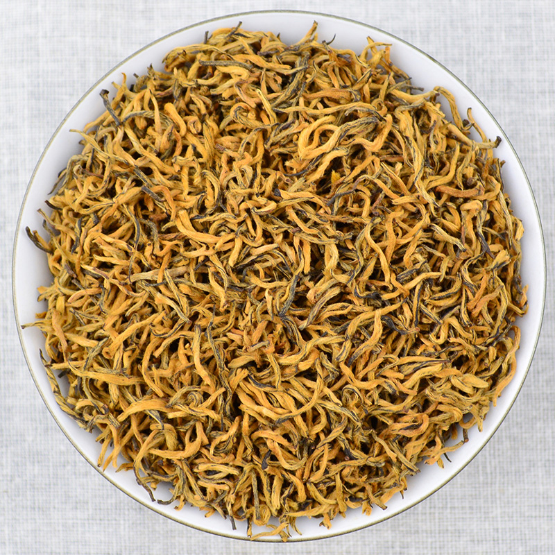 金骏眉特级红茶春茶 武夷山桐木关茶叶 黄芽蜜香金俊眉散装500g