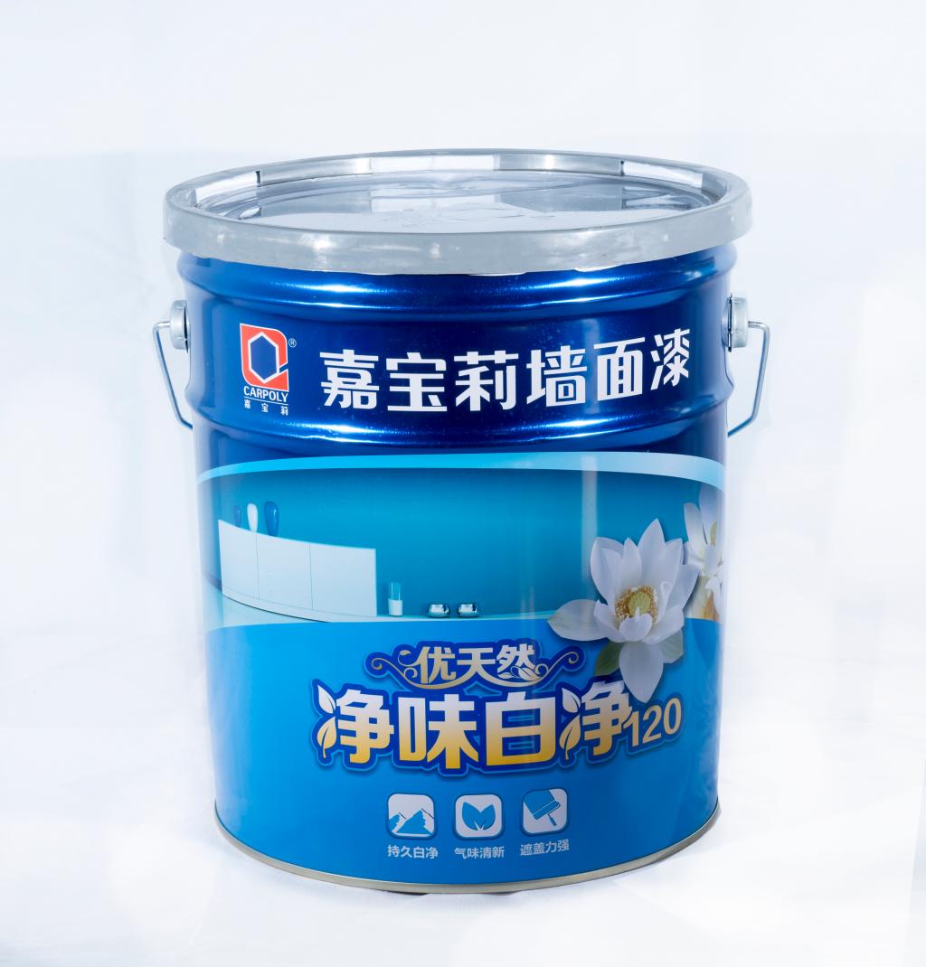 嘉宝莉漆 正品 优天然净味白净120墙面漆 乳胶漆20kg