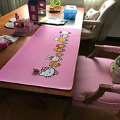 老孙超大号加厚鼠标垫子可爱女生键盘垫加长办公桌垫胶垫写作业垫