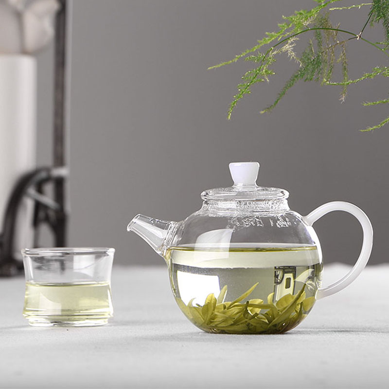 小号耐高温玻璃茶壶带过滤红茶泡茶器透明冲茶壶日本耐热功夫茶具