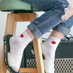 韩国ulzzang原宿爱心棉袜