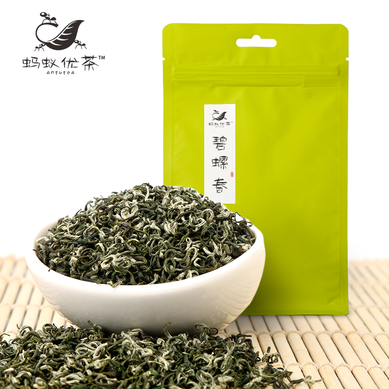 蚂蚁优茶茶叶绿茶春茶明前茶一级碧螺春2016新茶洞庭散装袋装250g