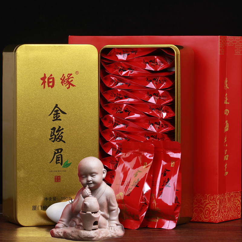 金骏眉红茶  福建武夷山桐木关红茶金骏眉茶叶礼盒装新茶