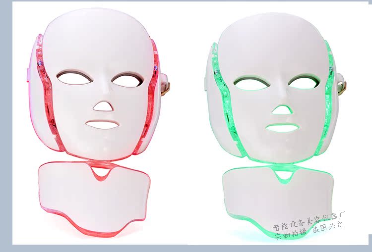韩国LED面膜仪家用脸部光子嫩肤红蓝光面罩祛