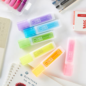 爱好双头标记荧光笔6支