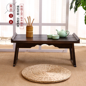 包邮 烧桐木飘窗桌日式炕桌矮桌大小号地台桌守鹃介矫撞杓刚鄣桌