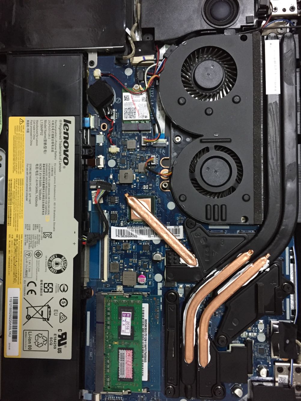 联想Y50笔记本散热改造铜管-联想Y70改造散热