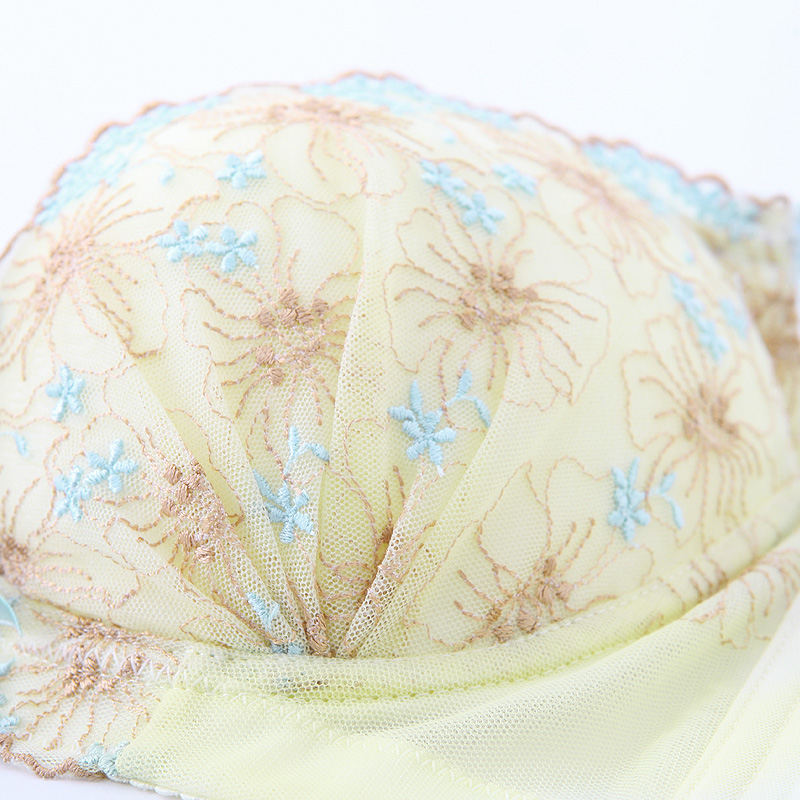 内衣舒适调整收副乳刺绣精致聚拢<em>文胸 5号杯</em> 