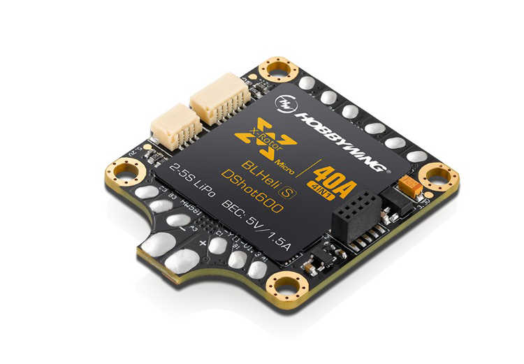 好盈xrotor micro 40a 4in1 blheli-s dshot600 穿越机四合一电调