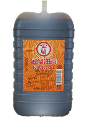 台湾产台湾名牌食品金兰酱油膏-金兰油膏5l一桶(一箱5l*4桶)