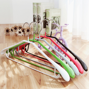 10个装浸塑防滑无痕衣架