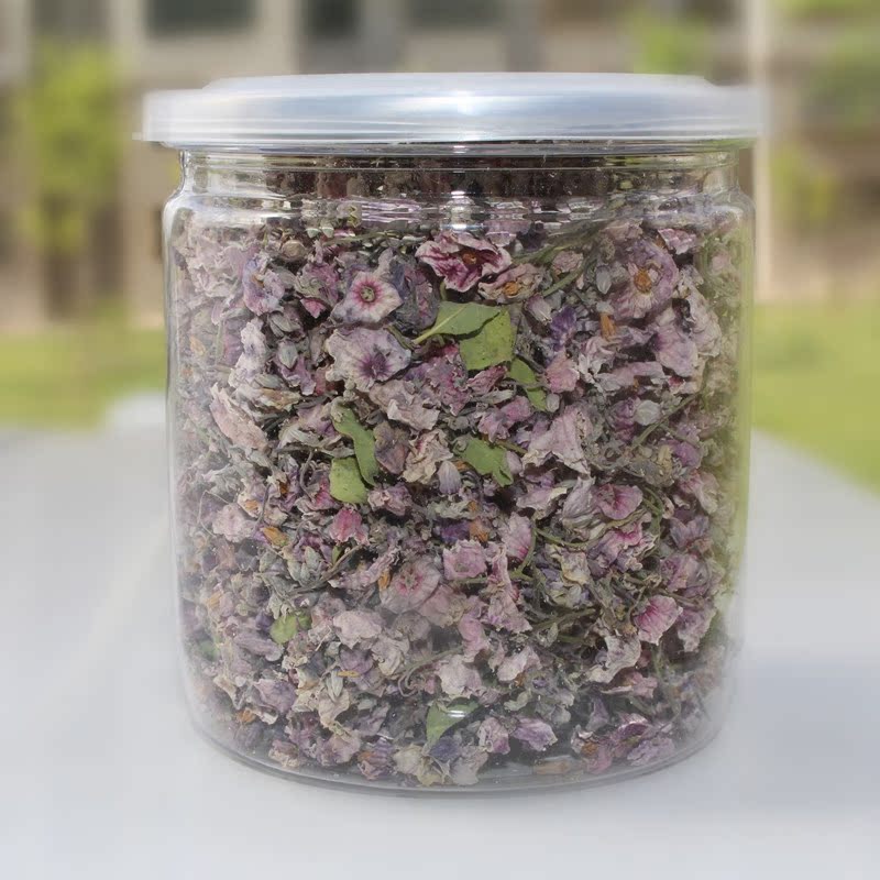 野生新芽罗布麻花茶正品新疆 正宗新疆特产降压养生茶 三高茶