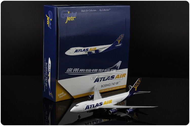 gj gjgti1552 亚特拉斯航空 atlas air b747-8f n852gt 1:400