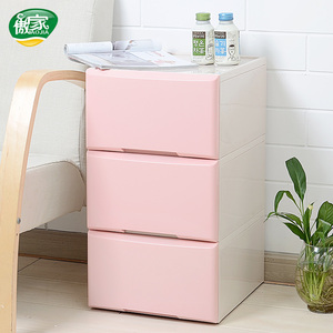 抽屉式收纳柜床头柜