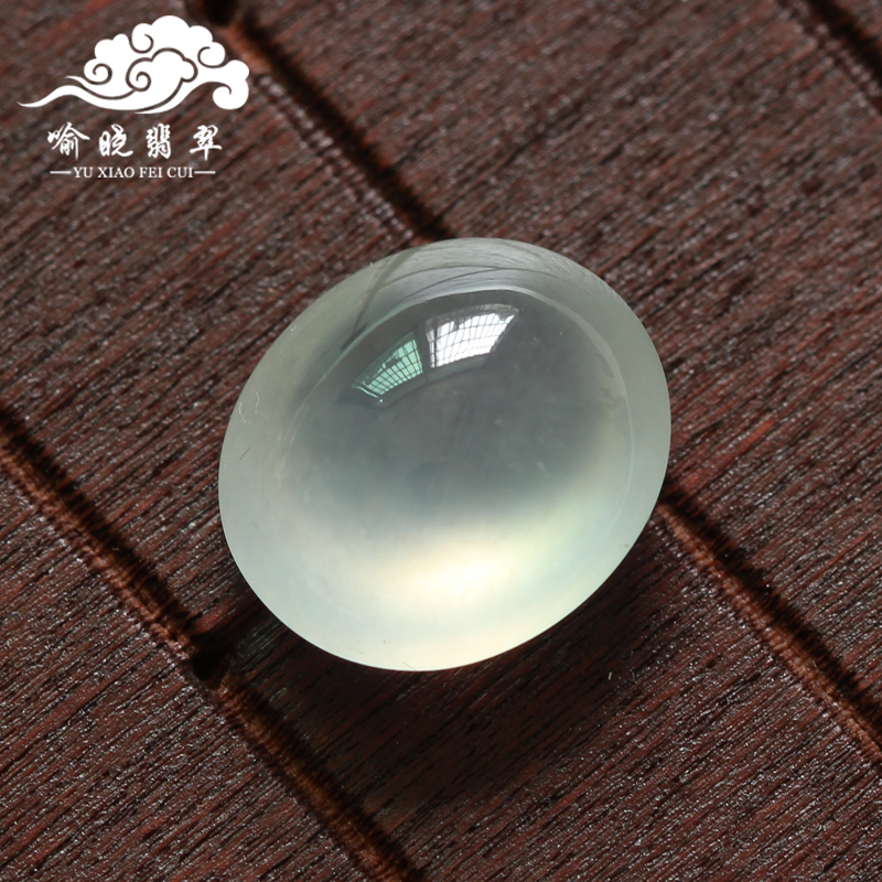 翡翠高冰种黄翡福瓜吊坠镶嵌件