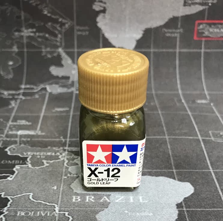 速域模型 田宫油性漆 珐琅漆x-12 x12 金