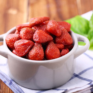 百草味-草莓干100gx3袋