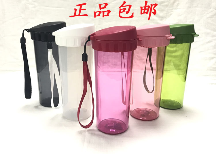 专柜正品 特百惠茶韵随心杯500ml 便携防漏水杯带泡茶滤格子 包邮