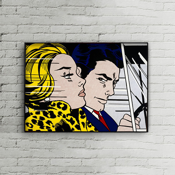 roy lichtenstein pop 波普艺术 装饰画 家居 海报可定制