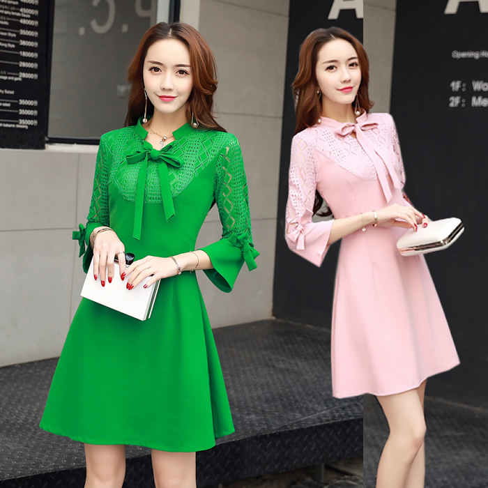 参加婚礼女装春秋连衣裙宴会衣服名媛时尚气质韩版聚会小礼服裙夏