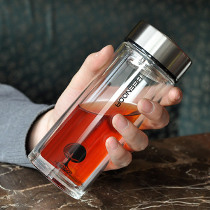 希诺双层商务玻璃杯