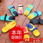 潮鞋 夏季夹趾拖鞋 豆皮dopie人字拖懒人沙滩鞋 男情侣个性 凉拖新款