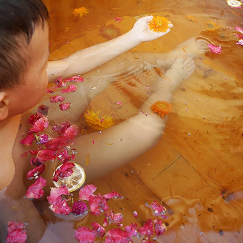 玫瑰花瓣6瓶装泡澡花瓣干花沐浴泡泡浴洗澡浴泡脚真花瓣足浴