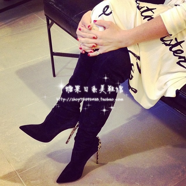 正品[超高跟过膝靴]超高跟过膝靴视频评测 超高