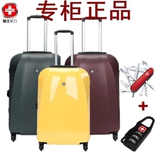 瑞士swisswin男女PC拉杆箱行李箱旅行箱登机箱 万向轮SW6104 正品