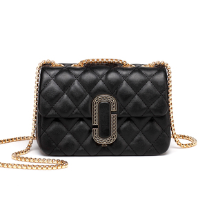 迷你时尚菱格单肩包