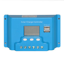 智能太阳能控制器太阳能电池板控制器12V24V10AUSB5V电压数显 新款