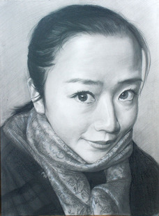 肖像画 代画素描头像画定制 铅笔画照片画美女礼品画 手绘素描画像