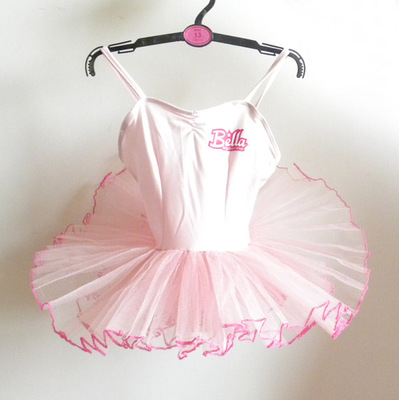 六一儿童舞蹈服装练功服芭蕾舞裙女童吊带纱裙