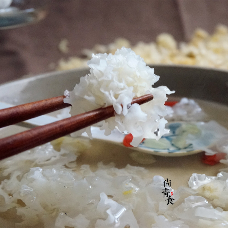 银耳天然野生通江雪耳白木耳银耳特级碎耳非古田银耳尚青食