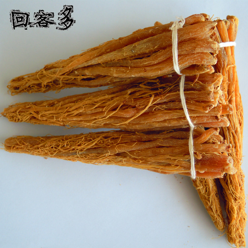回客多红参须人参须长白参片高丽参根红参片人参片泡酒煲汤料泡茶
