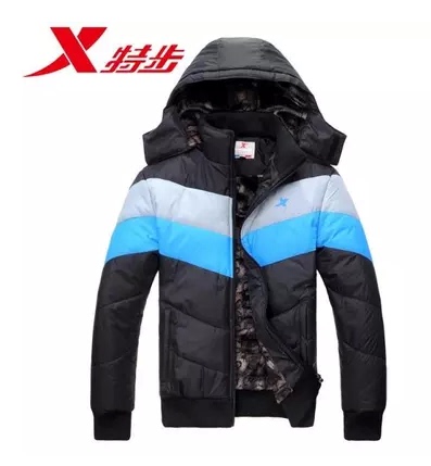 销运动棉衣 特步正品 男装 冬季保暖<em>防风防寒</em>运