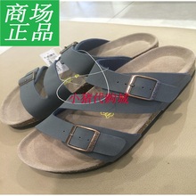 凉拖H60M6210 磨砂三杠软木拖鞋 代购 2017夏季新款 男士 热风正品
