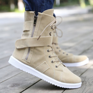 韩版马丁靴男士皮靴靴