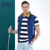 美国皇家保罗秋季新款立领马甲男polo休闲男士男装背心户外运动