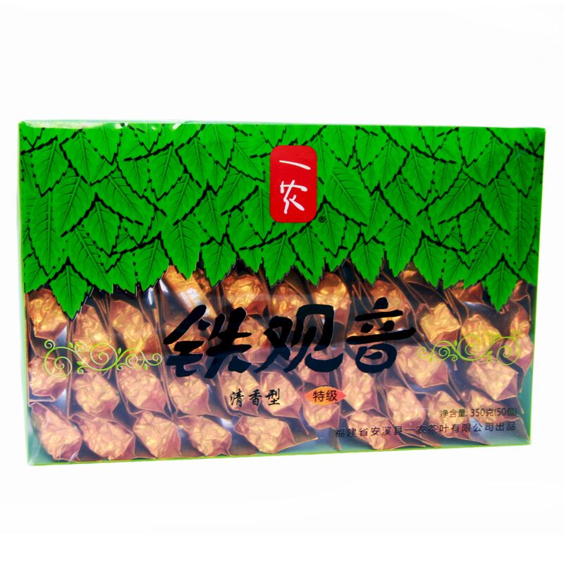 一农特级清香铁观音350克/pvc盒 福建省特产安溪茶叶 乌龙茶 青茶
