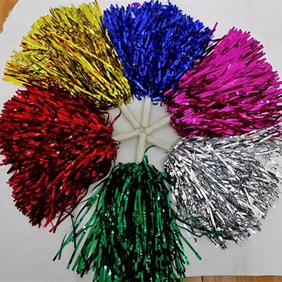 儿童成人啦啦队花球彩球拉拉花舞蹈道具 拉拉